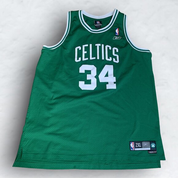 Paul Pierce Vintage Reebok Celtics NBA Stitched Men's Jersey RARE - Picture 1 of 4
